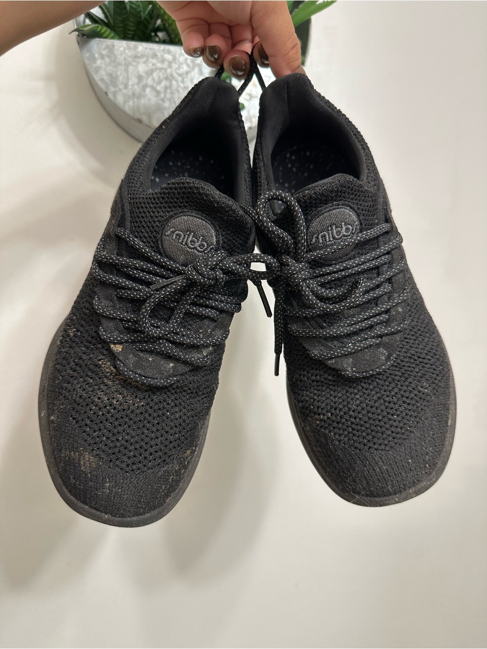 Snibbs Orbit Eclipse Black Knit Sneakers